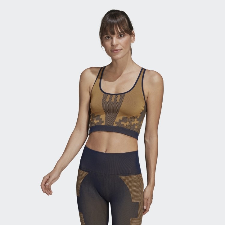 Adidas X Karlie Kloss Top Em Camadas De Malha Sem Costura
