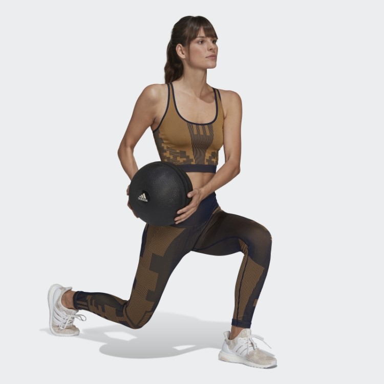 Adidas X Karlie Kloss Top Em Camadas De Malha Sem Costura
