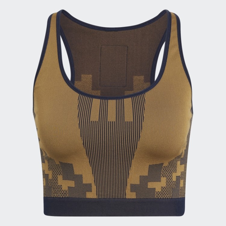 Adidas X Karlie Kloss Top Em Camadas De Malha Sem Costura