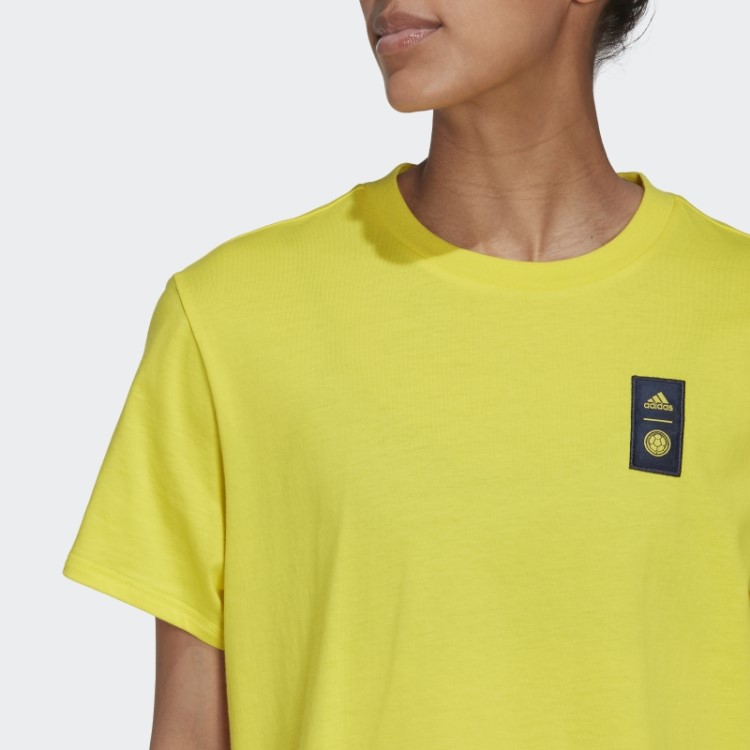 Camiseta Amarela Adidas Colombia