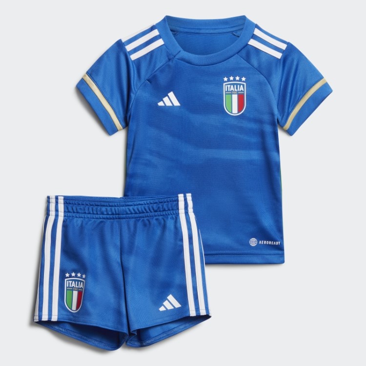 Adidas Italia 23 Kit Home Baby Azul