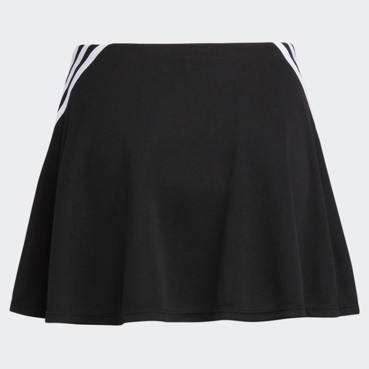 Skort Preto Com As 3 Riscas Adidas