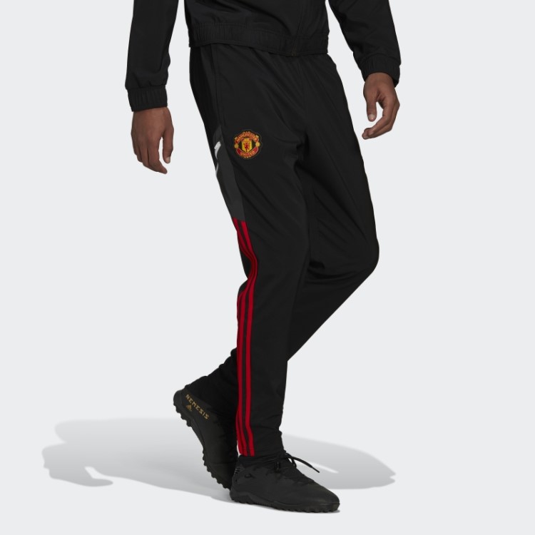 Adidas Preto Manchester United Apresentação Calças De Treino