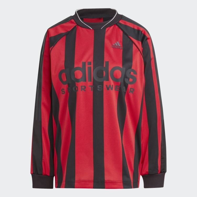 Adidas Jacquard Camisa De Manga Comprida Preto