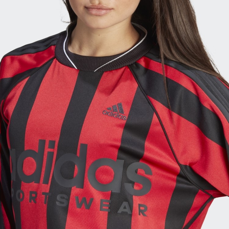 Adidas Jacquard Camisa De Manga Comprida Preto