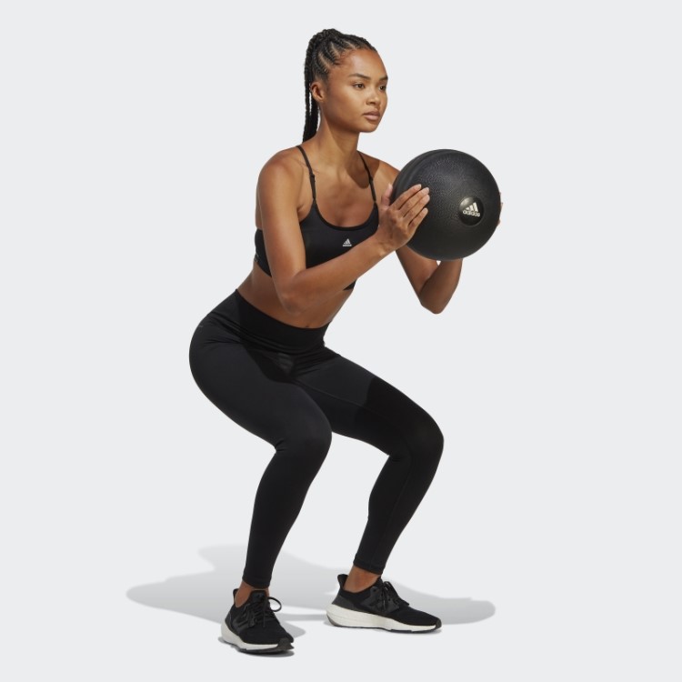 Leggings 7/8 Cintura Alta Adidas Black Training Essentials