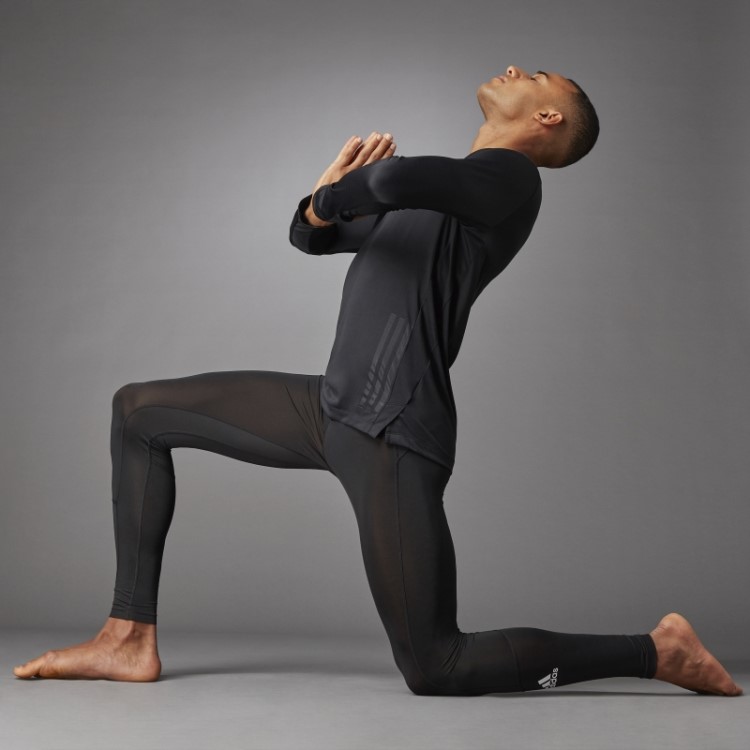 Meia-calça Preta Techfit Adidas