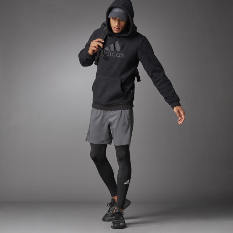 Meia-calça Preta Techfit Adidas