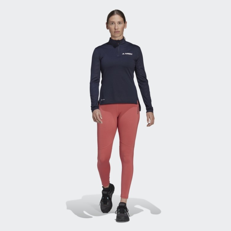 Camiseta Adidas Terrex Multi Com Meio Zíper Com Tinta