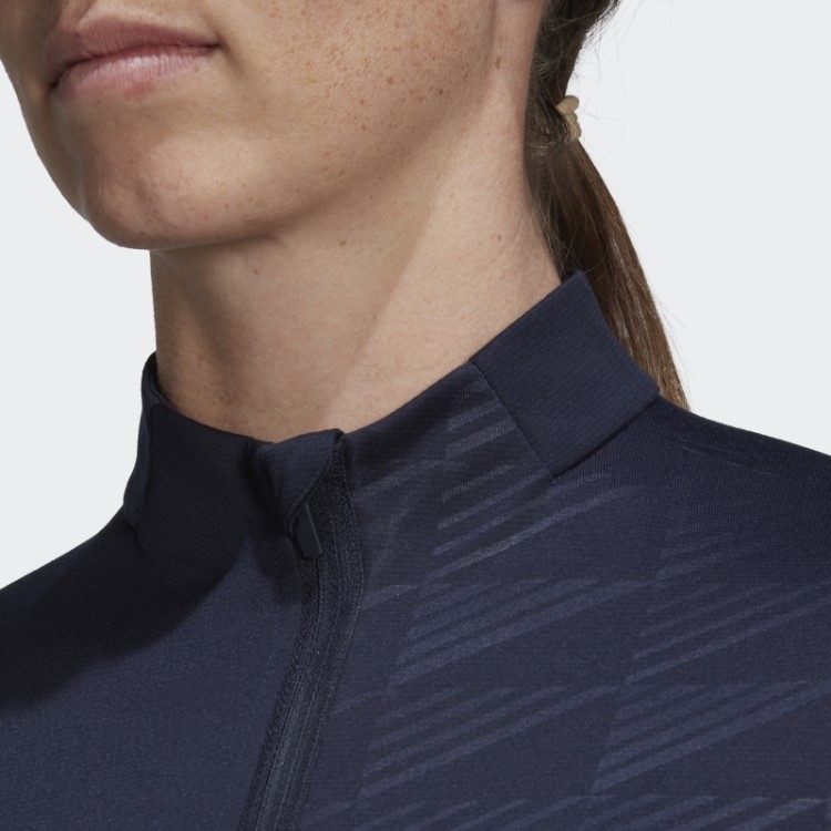 Camiseta Adidas Terrex Multi Com Meio Zíper Com Tinta