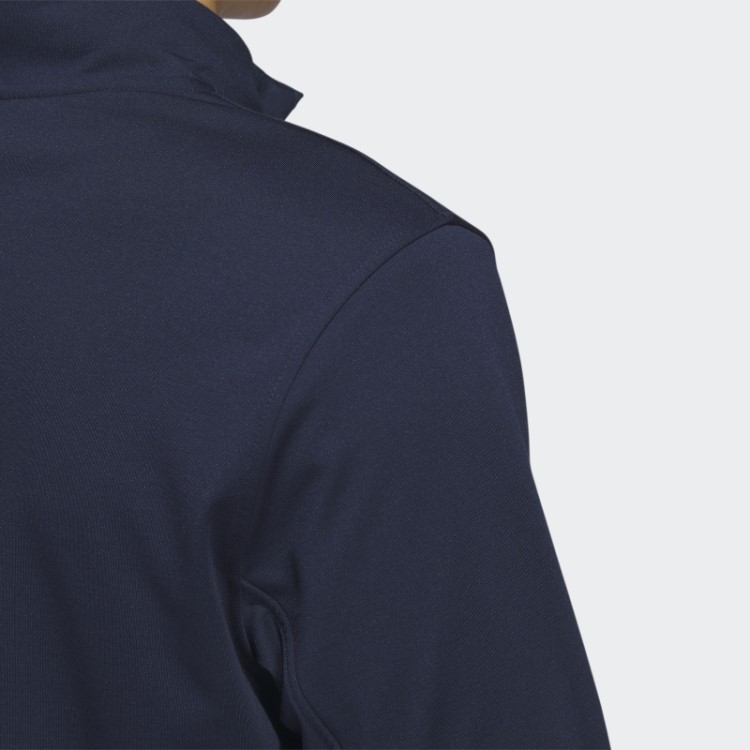 Moletom Azul Marinho Com Zíper 1/4 Elevado Adidas
