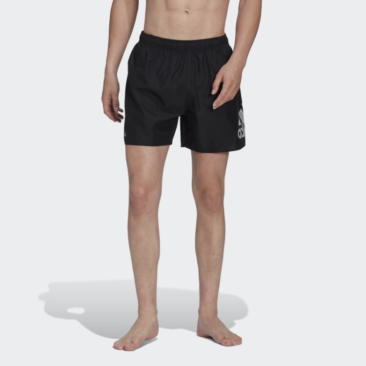 Bermuda De Natação Curta Preta Clx Adidas