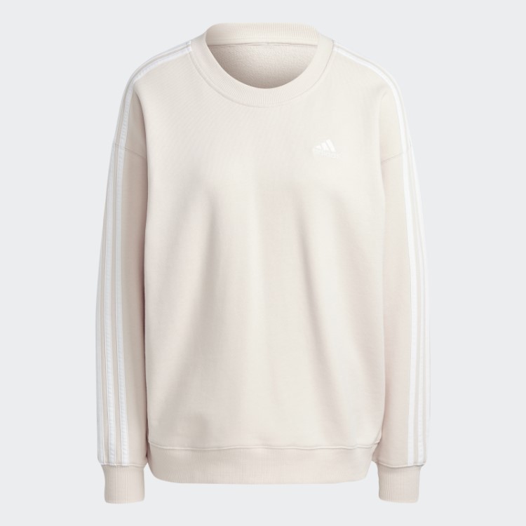Adidas Essentials Moletom Com As Três Listras Quartzo