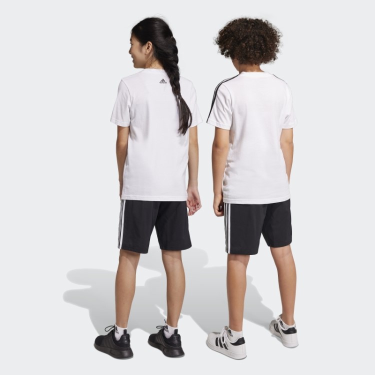 Short Adidas Essentials Tecido Com As Três Listras Branco