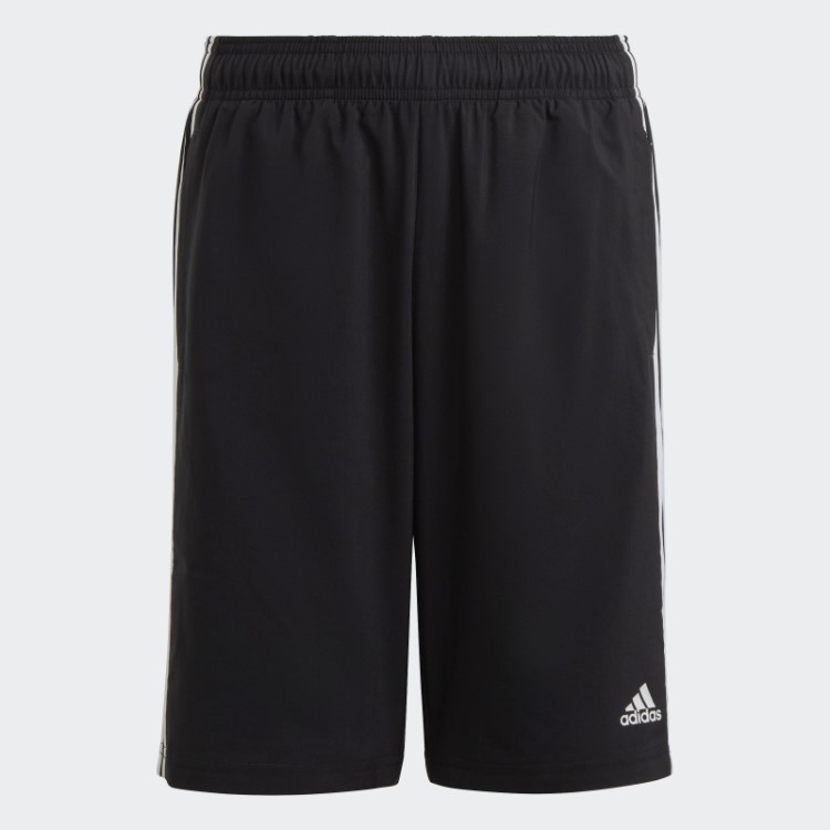 Short Adidas Essentials Tecido Com As Três Listras Branco