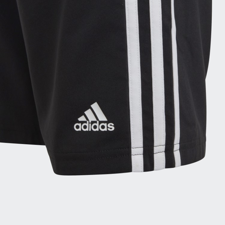 Short Adidas Essentials Tecido Com As Três Listras Branco