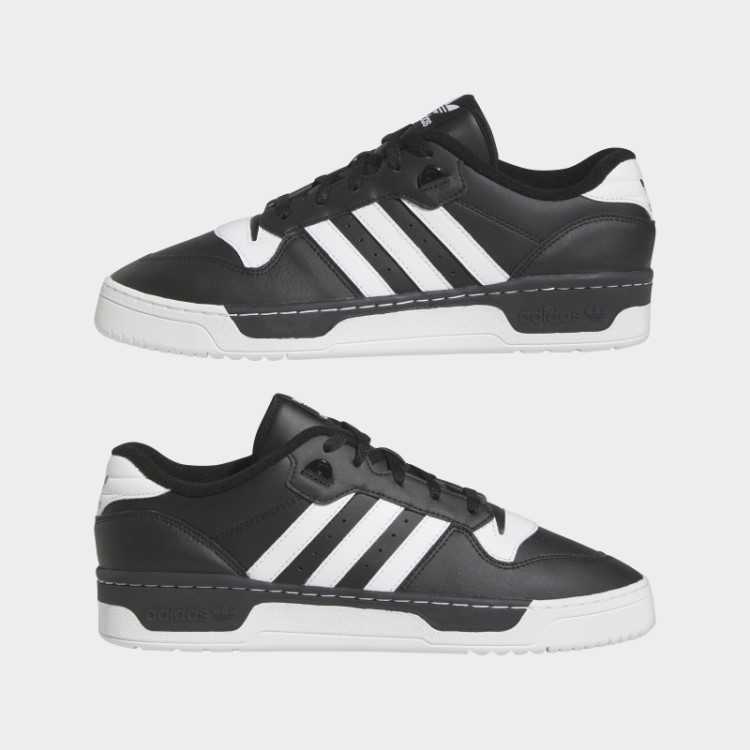 Sapato Baixo Adidas Preto Rivalry