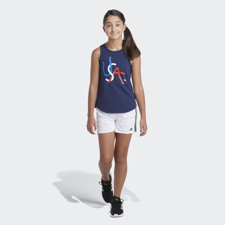 Regata Azul Marinho Com Barra Curva Adidas