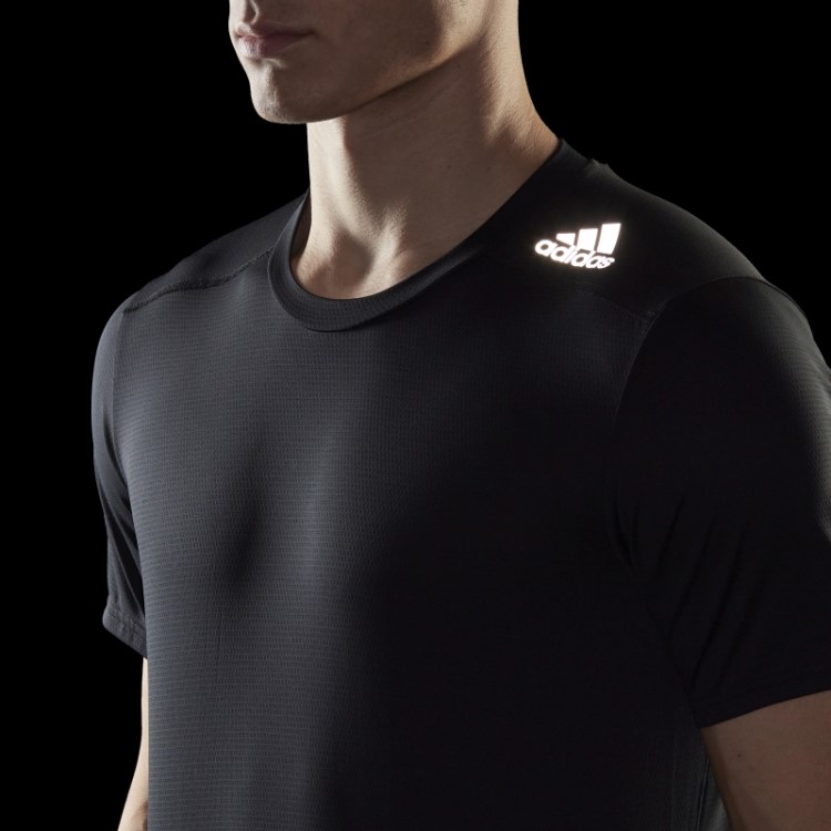 Camiseta De Corrida Design 4 Preta Adidas