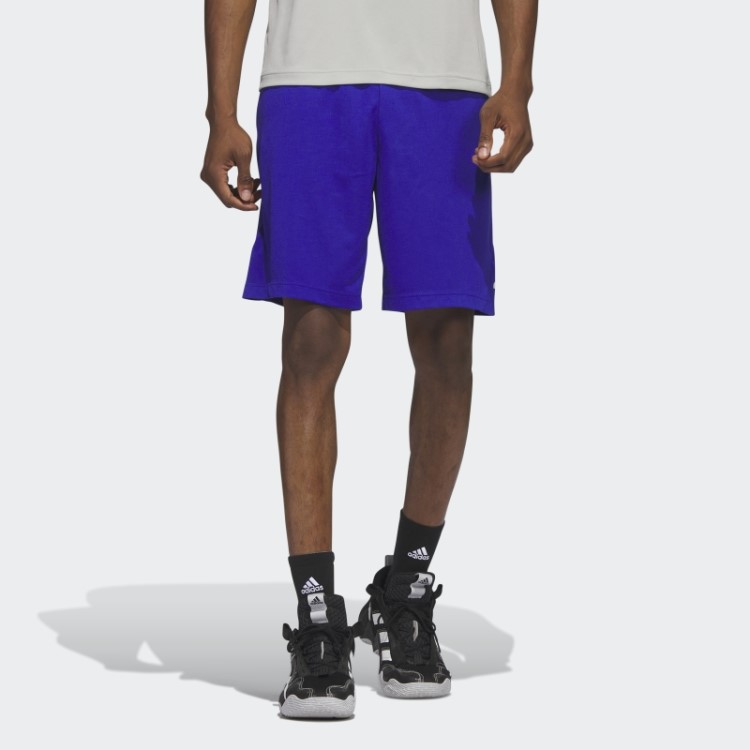 Distintivo De Basquete Adidas De Shorts Esportivos Azul
