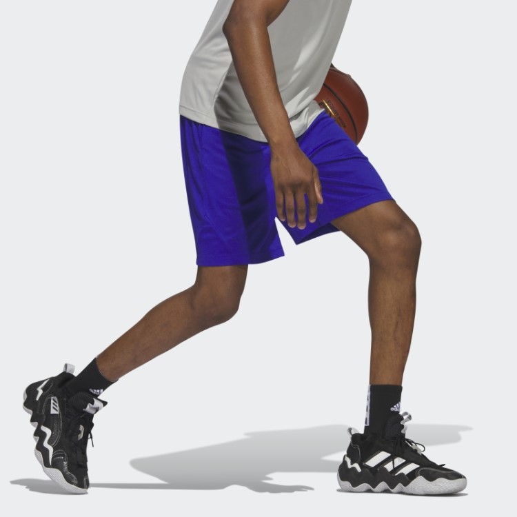 Distintivo De Basquete Adidas De Shorts Esportivos Azul