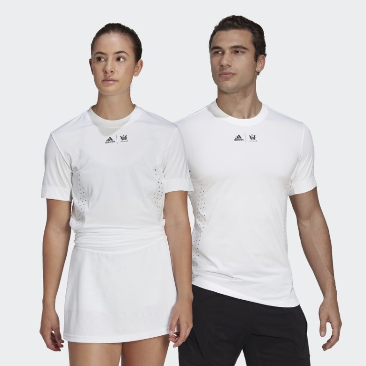 Camiseta Branca Adidas Tennis New York Graphic