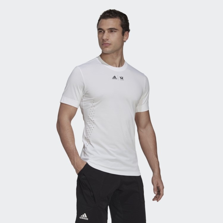 Camiseta Branca Adidas Tennis New York Graphic