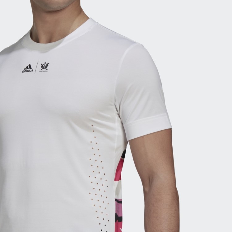 Camiseta Branca Adidas Tennis New York Graphic