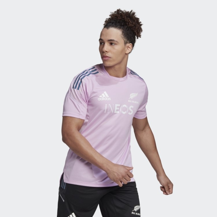 T-shirt All Black Rugby Performance Lilás Adidas