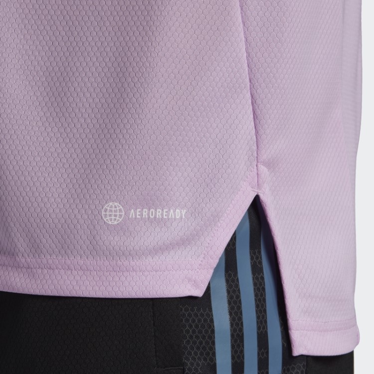 T-shirt All Black Rugby Performance Lilás Adidas