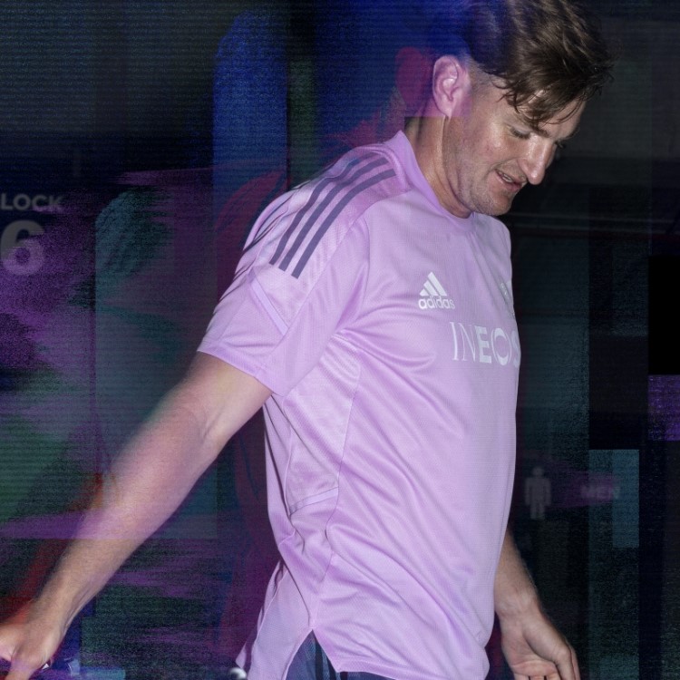 T-shirt All Black Rugby Performance Lilás Adidas