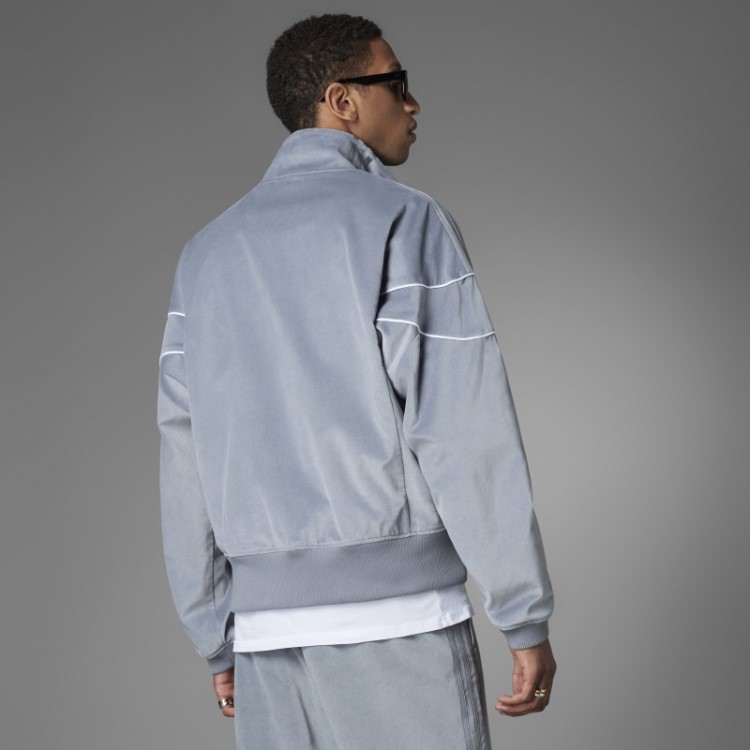 Versão Azul Challenger Track Top Adidas Cinza