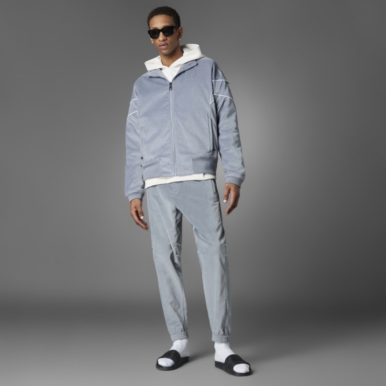 Versão Azul Challenger Track Top Adidas Cinza