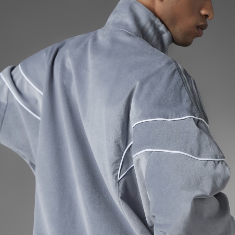 Versão Azul Challenger Track Top Adidas Cinza