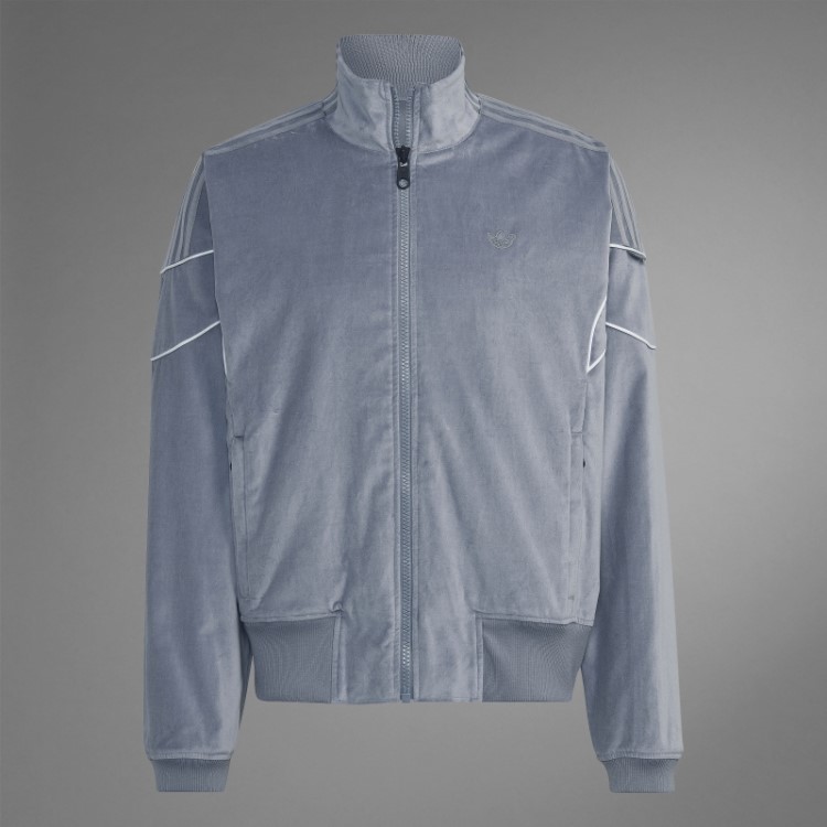 Versão Azul Challenger Track Top Adidas Cinza