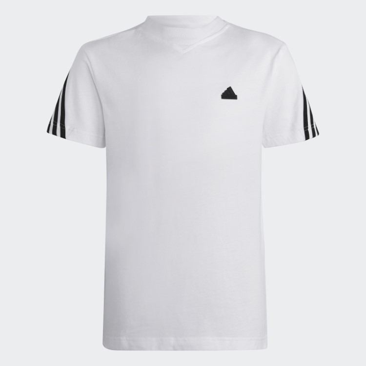 Future Icons Camiseta Com As Três Listras Branca Adidas