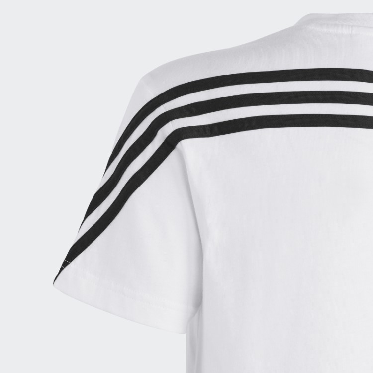 Future Icons Camiseta Com As Três Listras Branca Adidas