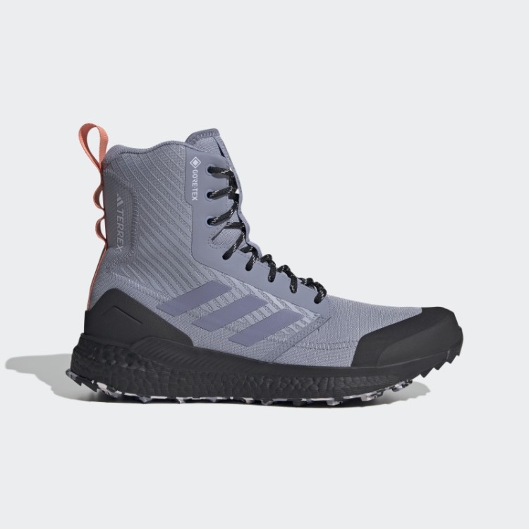 Tênis Prata Violeta Terrex Free Walker Xploric Gore-tex Parley Adidas
