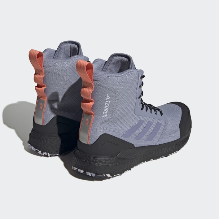 Tênis Prata Violeta Terrex Free Walker Xploric Gore-tex Parley Adidas