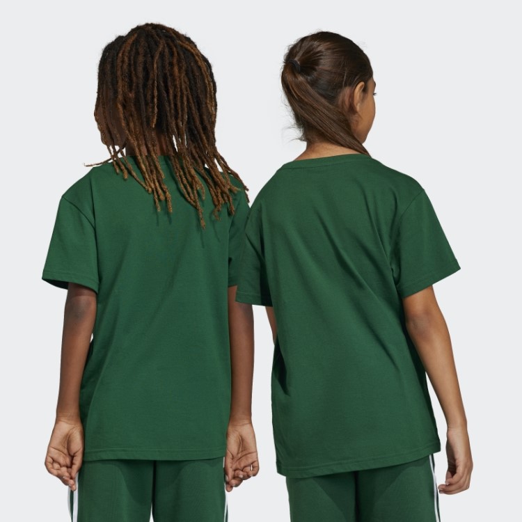 Camiseta Fashion Adidas Trefoil Verde Escuro