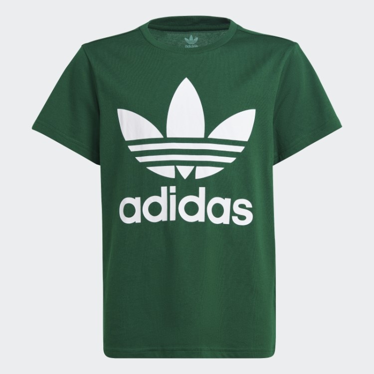 Camiseta Fashion Adidas Trefoil Verde Escuro
