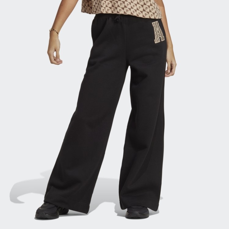 Todas As Calças Largas Szn X Logomania Adidas Preto