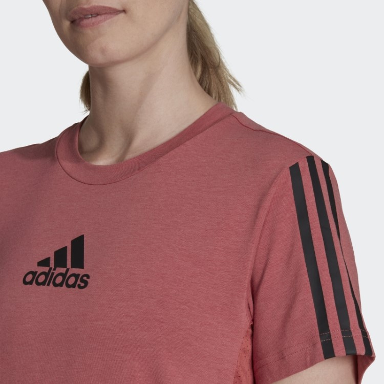 Aeroready Made For Training Camiseta Com Toque De Algodão Vermelho Adidas