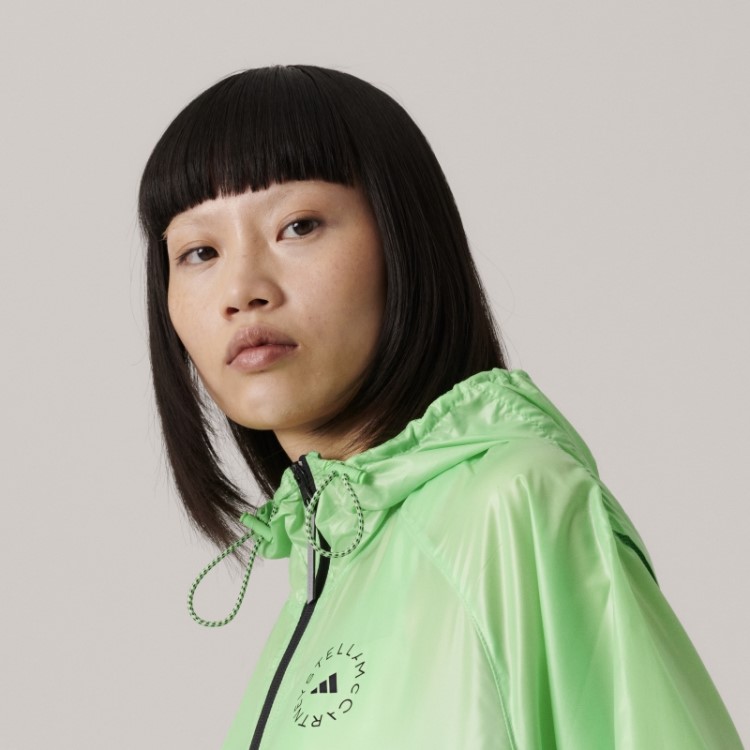 Adidas By Stella Mccartney Truepace Jaqueta De Corrida Fashion Flash Verde