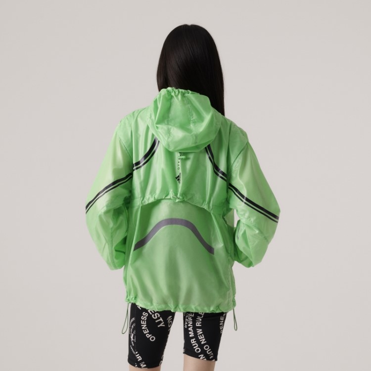 Adidas By Stella Mccartney Truepace Jaqueta De Corrida Fashion Flash Verde