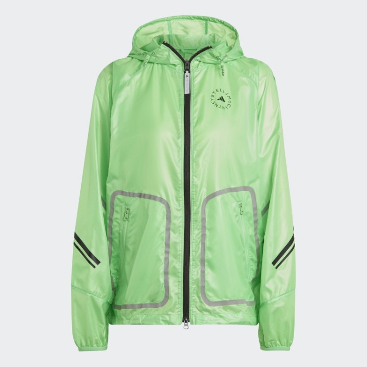 Adidas By Stella Mccartney Truepace Jaqueta De Corrida Fashion Flash Verde