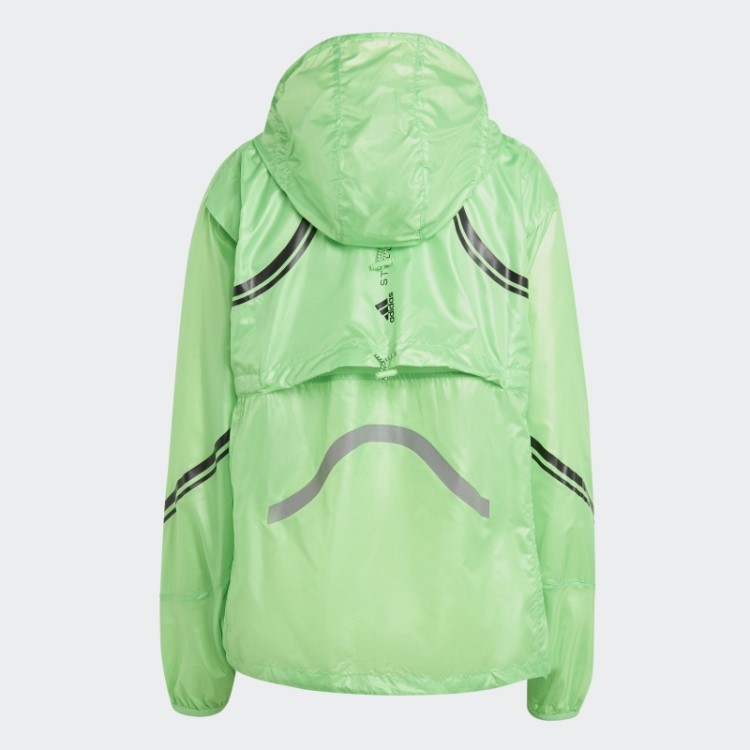 Adidas By Stella Mccartney Truepace Jaqueta De Corrida Fashion Flash Verde