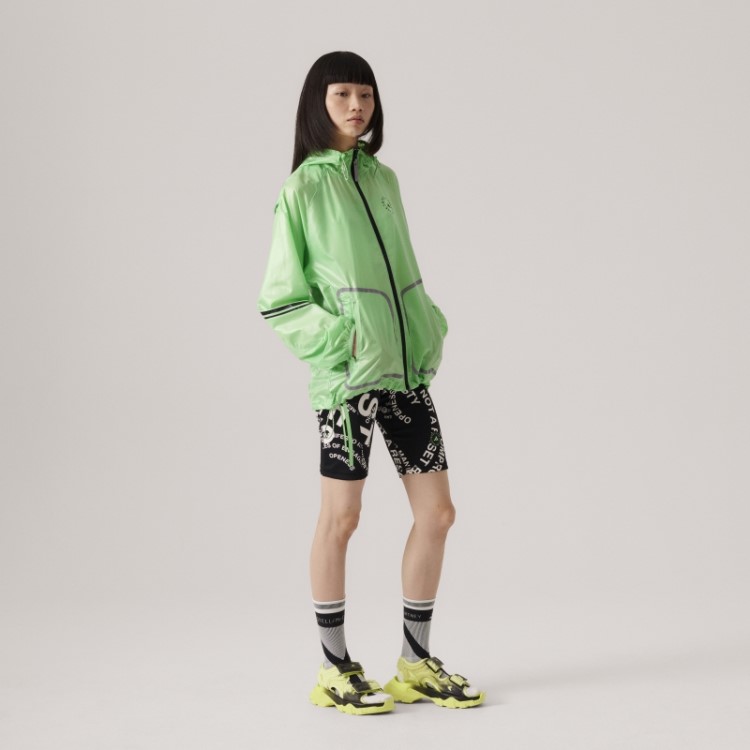 Adidas By Stella Mccartney Truepace Jaqueta De Corrida Fashion Flash Verde
