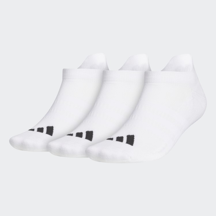 Meias De Tornozelo 3 Pares Adidas Branco