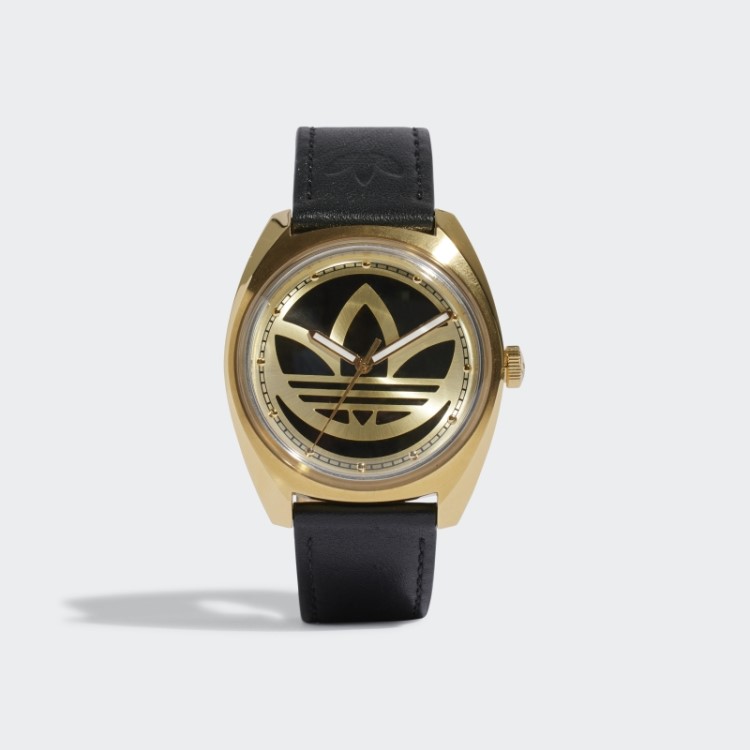 Edição Um Relógio Adidas Ouro Metálico
